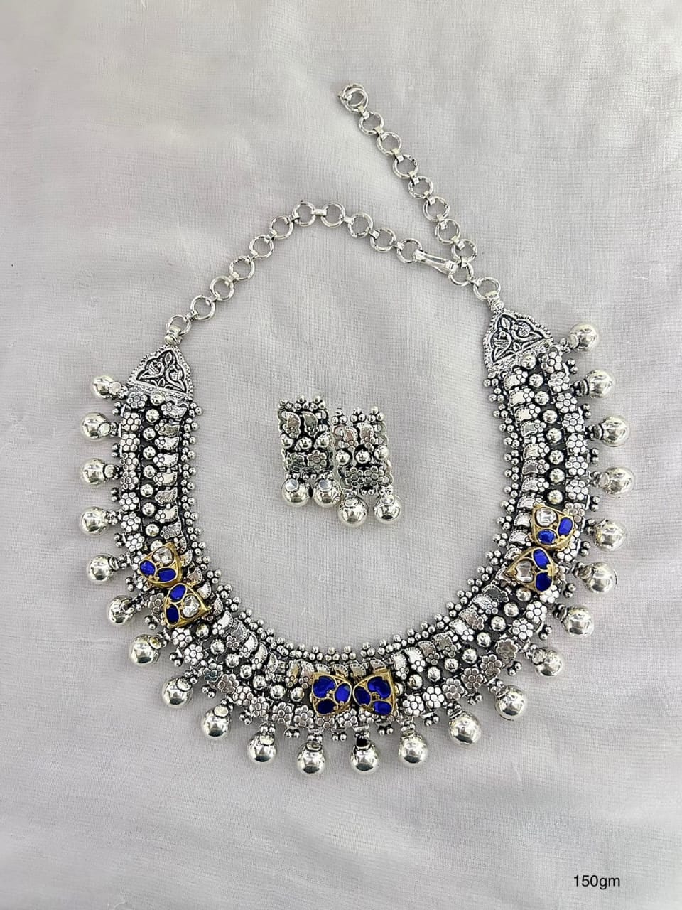 jadau silver neckless